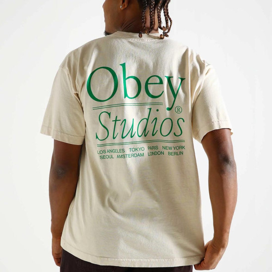 Obey Ανδρική κοντομάνικη μπλούζα Studios Heavy Weight Tee